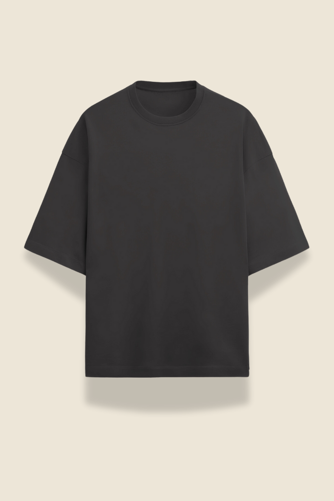 Overdrive Terry Oversized Black T-shirt