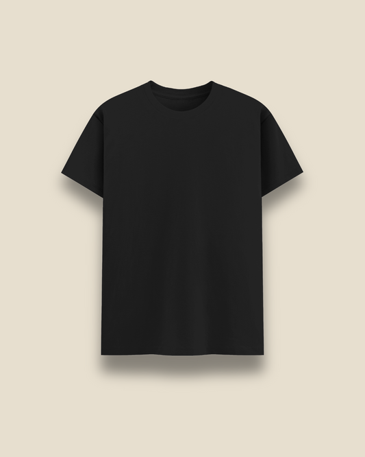Classic Black Crew Neck Everyday T-shirt