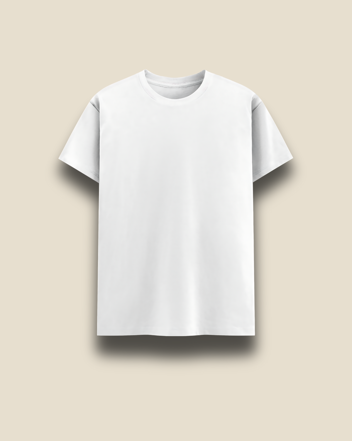 Classic White Crew Neck Everyday T-shirt